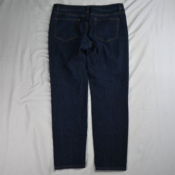 LOFT 31 / 12 Modern Skinny Ankle Dark Wash Stretch Denim Womens Jeans - Picture 9 of 9